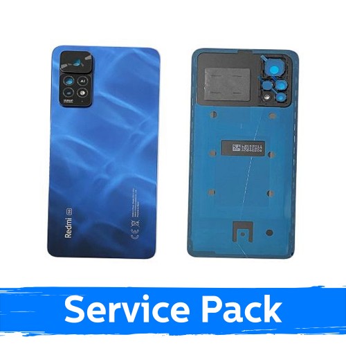 Задняя крышка Xiaomi Redmi Note 11 Pro, атлантическая синяя (Atlantic Blue; сервисная упаковка)