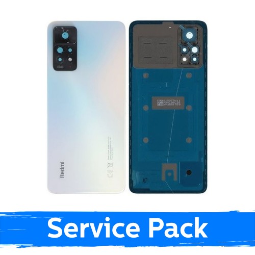 Задняя крышка Xiaomi Redmi Note 11 Pro, полярно-белая (Polar White; сервисная упаковка)