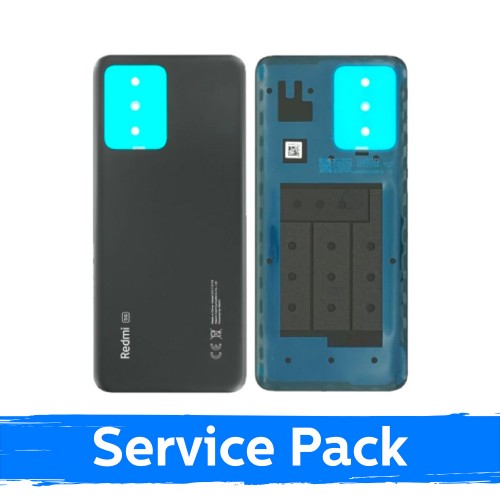 Back Cover Compatible With Xiaomi Redmi Note 12 5G / Onyx Gray / (Service Pack)