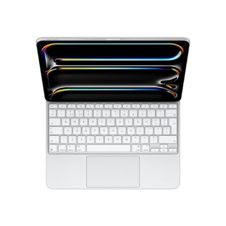 Apple Magic Keyboard MWR43RS/A – keyboard case for iPad Pro 13-inch (M4), Russian layout, white