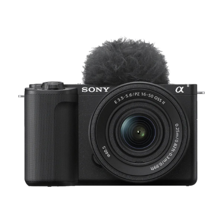 Sony Mirrorless Vlog Camera ZV-E10M2KB ZV-E10 II and 16-50mm Lens Kit Mirrorless Camera body 27 MP ISO sensitivity (max) 102400 Display diagonal 3 " Video recording Wi-Fi Fast Hybrid AF Magnification 2 x APS-C type (23.3 x 15.5 mm), Exmor R CMOS