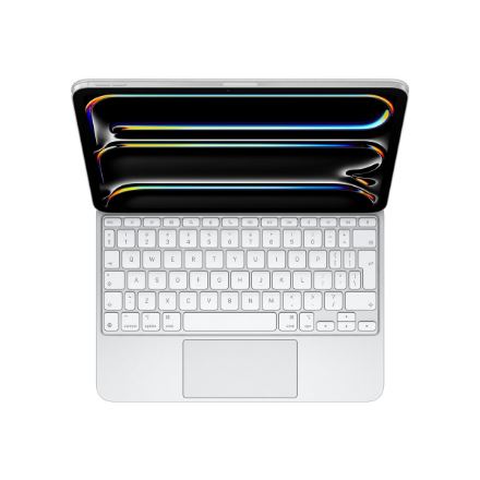 Apple Magic Keyboard MWR03Z/A – чехол-клавиатура для iPad Pro 11-inch (M4), международная английская раскладка, белый