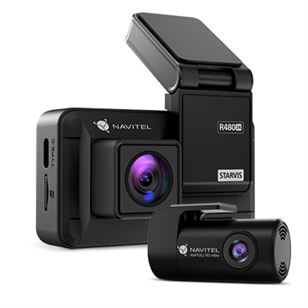 Navitel Dashcam with 2K video quality R480 2K 320 х 240 Maps included