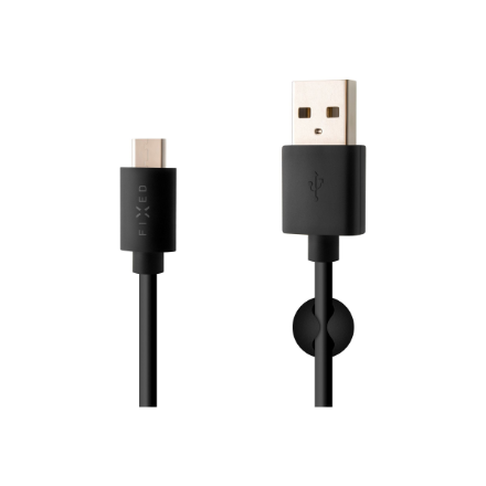 FIXED FIXD-UC2M-BK – USB-A–USB-C duomenų ir įkrovimo kabelis, juodas