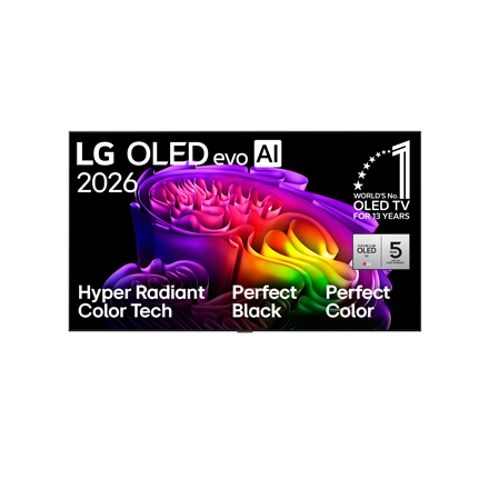 LG OLED 4K AI G6 TV OLED55G61LW 55 Smart TV webOS UHD Black