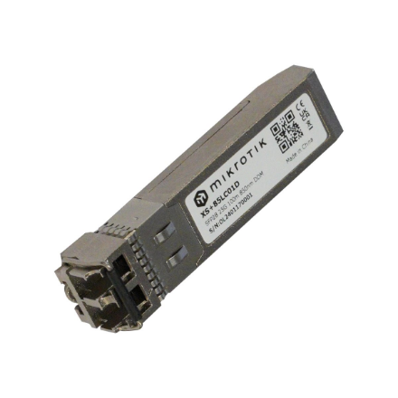 MikroTik SFP28 Module XS+85LC01D Dual LC UPC 10000/25000 Mbit/s Maximum transfer distance 100 m