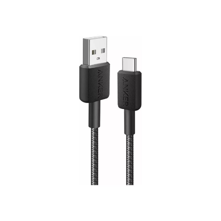 Anker 322 A81H6G11 – nailoninis USB-A–USB-C laidas, juodas