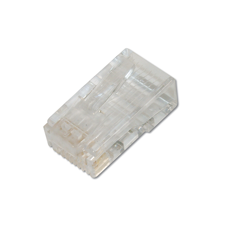 Digitus AK-219602 CAT 6 модульный разъем, 8P8C, неэкранированный, для круглого кабеля, разъем из двух частей
