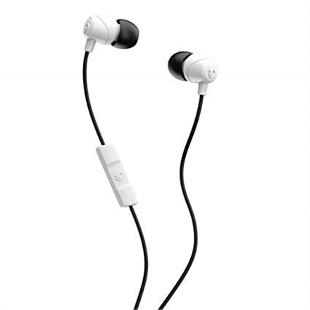 Skullcandy Jib S2DUYK-441 – laidinės į ausis įstatomos ausinės su mikrofonu, baltos ir juodos