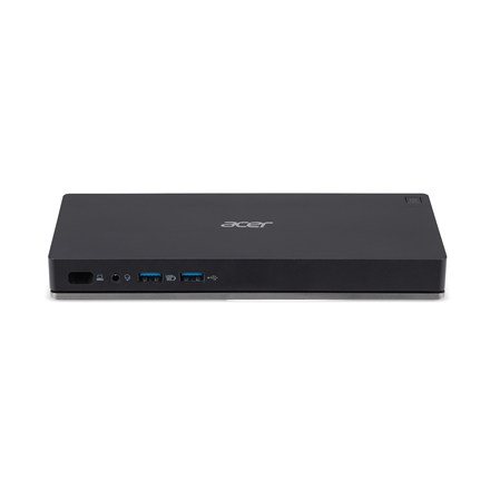 Acer USB TYPE-C Docking Station II - EU Power Cord, Black Ethernet LAN (RJ-45) ports 1 USB 3.0 (3.1 Gen 1) ports quantity 2