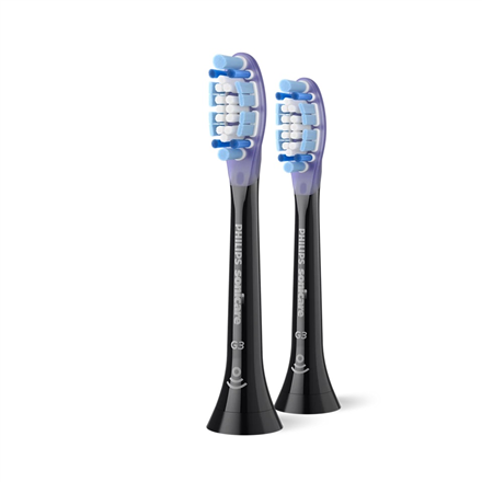 Philips Sonicare Premium Gum Care keičiamieji dantų šepetėlio antgaliai HX9052/88 – 2 vnt., juodi
