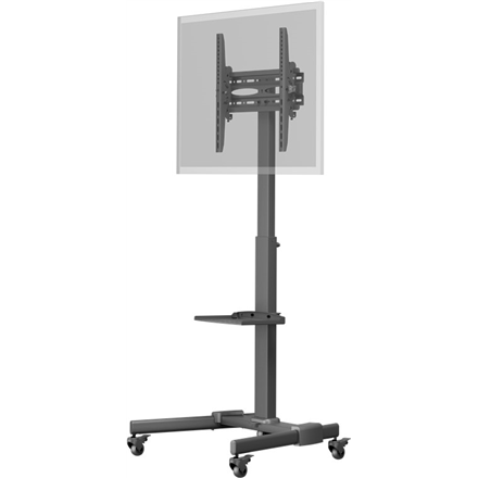 Goobay Floor stand TV Presentation Stand Basic, Size L Height adjustment 37-70 " Maximum weight (capacity) 35 kg Black