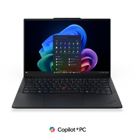Lenovo ThinkPad E14 G8 nešiojamasis kompiuteris, 14 col. WUXGA IPS 1920 × 1200 matinis ekranas, Core Ultra 7 355, 16 GB SODIMM DDR5, 512 GB SSD, Intel Graphics, Windows 11 Pro, Wi-Fi 7, Bluetooth 5.4, angliška klaviatūra, juodas