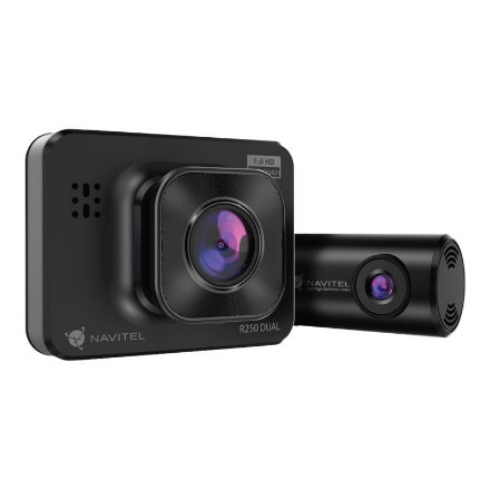Navitel R250 DUAL Full HD Dash Cam With an Additional Rearview Camera
