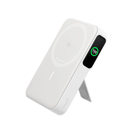 Anker MagGo A1654G21 – 10000 mAh magnetinė belaidė išorinė baterija, balta