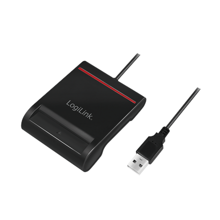 Logilink USB 2.0 card reader, for smart ID CR0047 Card Reader