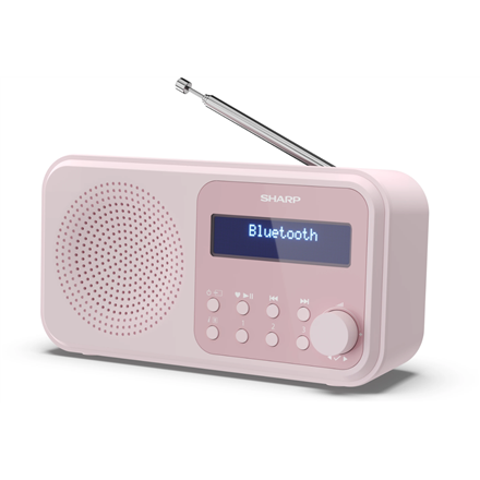 Nešiojamasis skaitmeninis radijas Sharp Tokyo DR-P420(PK), Bluetooth, belaidis, rožinis