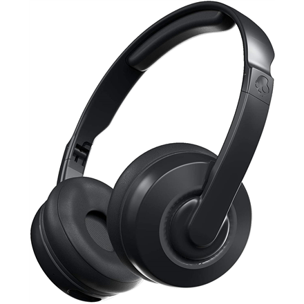 Skullcandy Cassette S5CSW-M448 – belaidės ir laidinės ant ausų dedamos ausinės su mikrofonu, juodos