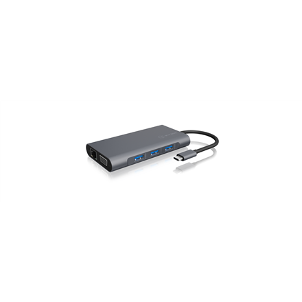 Raidsonic (Icy Box IB-DK4040-CPD USB Type-C™ DockingStation with two video interfaces)