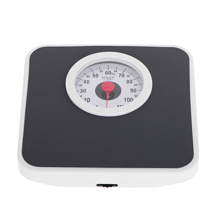 Adler Mechanical Bathroom Scale AD 8178 Maximum weight (capacity) 120 kg Accuracy 1000 g Black