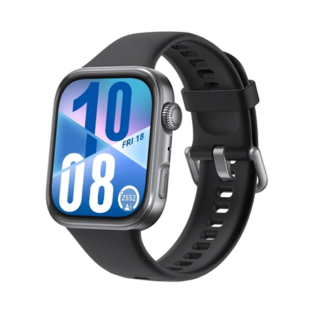 Huawei Watch FIT 4 – 1.82 colio vandeniui atsparus AMOLED išmanusis laikrodis, juodas