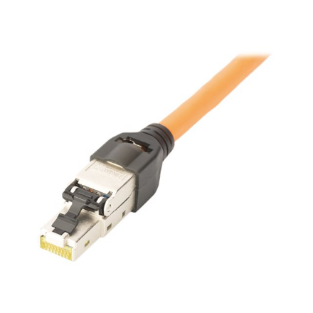 Digitus CAT 6A Field Termination Plug, STP with dust cap, Bend relief DN-93631