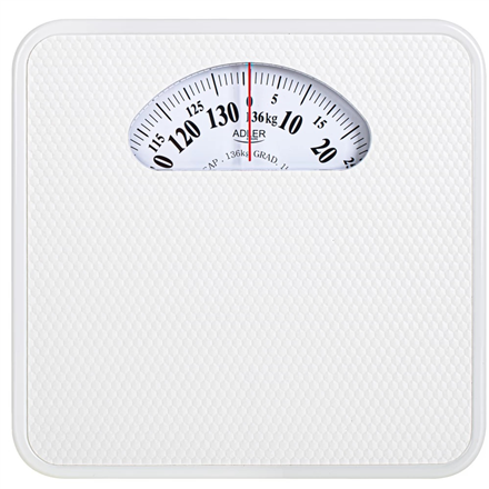 Adler Mechanical Bathroom Scale AD 8179w Maximum weight (capacity) 136 kg Accuracy 1000 g White
