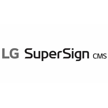 LG SuperSign CMS Standard SSO-7SLS.AL – 7 metų programinės įrangos licencija