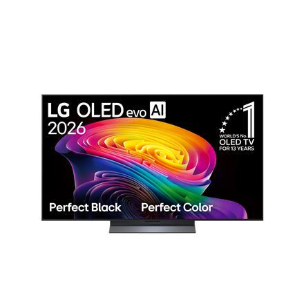 LG OLED 4K evo AI C6 TV OLED55C61LA 55 Smart TV webOS UHD Black