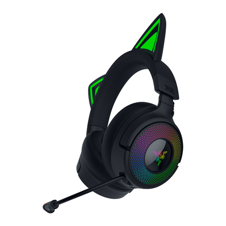 Razer Kraken Kitty V3 Pro RZ04-05170300-R3M1 – wireless Bluetooth over-ear gaming headset with cat ears, black
