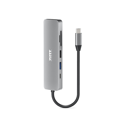 PORT CONNECT Mobile docking station 1 X 4K USB-C 5 devices, 100W