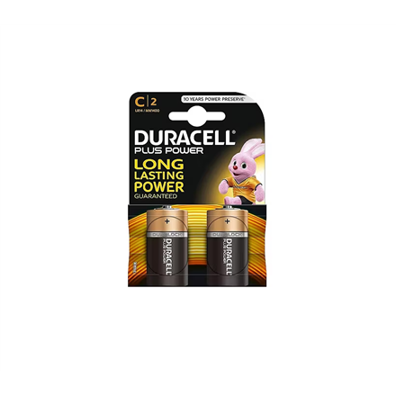 Duracell Basic MN1400 – šarminės C baterijos, 2 vnt.