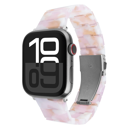 Fixed Resin Strap for Apple Watch 38/40/41mm Candy Pink Epoxy Resin