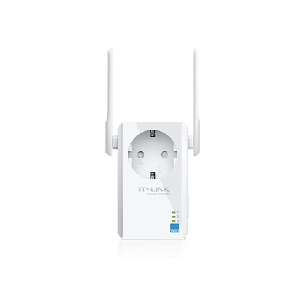 TP-LINK Extender with AC Passthrough TL-WA860RE 10/100 Mbit/s Ethernet LAN (RJ-45) ports 1 802.11n 2.4GHz Wi-Fi data rate (max) 300 Mbit/s Extra socket