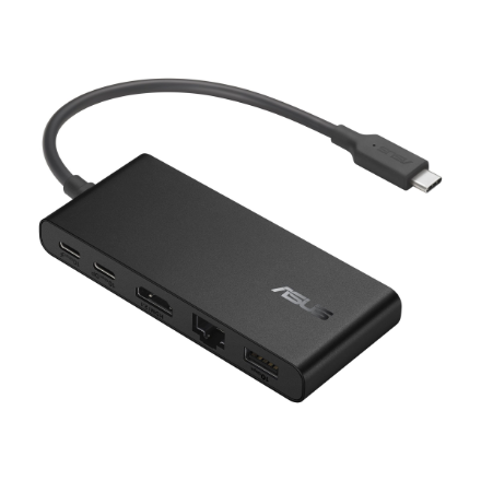Asus Dual 4K USB-C Dock DC201 Ethernet LAN (RJ-45) ports 1 USB 3.0 (3.1 Gen 1) Type-C ports quantity 3 HDMI ports quantity 1