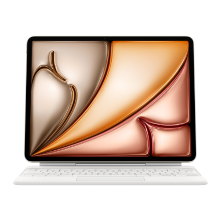 Apple Magic Keyboard MDFW4Z/A – keyboard case for iPad Air 13-inch (M3), international English layout, white