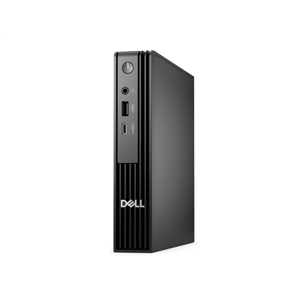 Dell Pro QCM1250 Desktop Micro Intel Core i3 i3-14100T Internal memory 8 GB DDR5 512 GB Keyboard language No keyboard Windows 11 Pro Warranty 36 month(s)