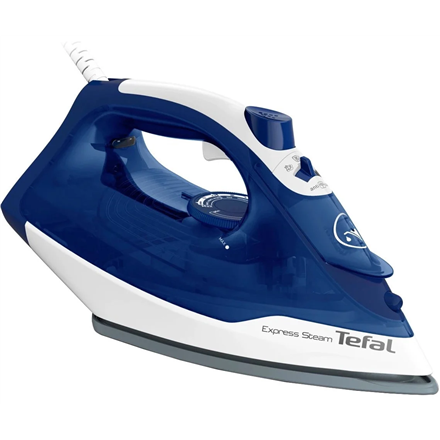 TEFAL FV2838E0 garinis lygintuvas, 2400 W, vandens bako talpa 270 ml, nuolatinis garas 40 g/min, mėlynas/baltas