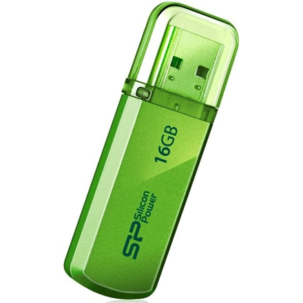 Silicon Power Helios 101 SP016GBUF2101V1N – 16 GB USB-A atmintinė, žalia