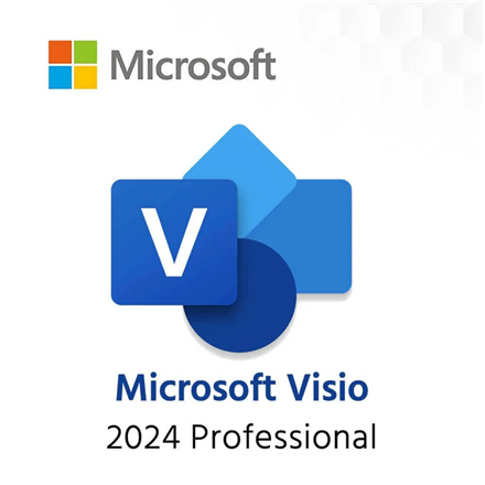 Microsoft Visio Professional 2024 EP2-07111 – загружаемая ESD-лицензия для 1 устройства, онлайн-ключ продукта, все языки