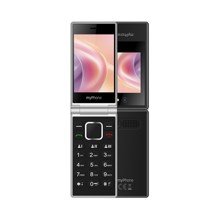 myPhone Tango 2 LTE Black 3.5 + 2.4 " 48 MB 128 MB Dual SIM 3G Bluetooth 5 Main camera resolution 2 MP 1700 mAh