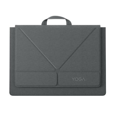 Lenovo Yoga Tote Sleeve GX41U86727 – krepšio tipo dėklas iki 14 colių nešiojamiesiems kompiuteriams, pilkos spalvos