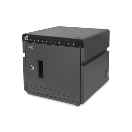 Digitus DN-45004 mobili įkrovimo spinta nešiojamiesiems kompiuteriams ir planšetėms iki 14 col.