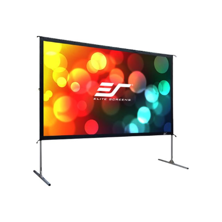 Elite Screens Yard Master 2 OMS100H2 CineWhite – переносной уличный проекционный экран, диагональ 100 дюймов, 16:9, видимая ширина 222 см
