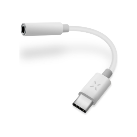 FIXED Link FIXL-CJD-WH – USB-C–3.5 mm garso adapteris, baltas
