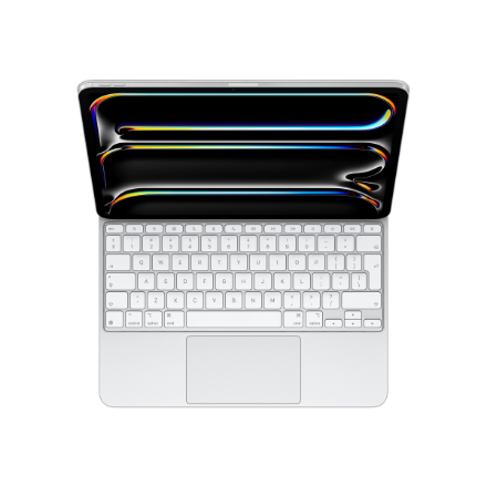 Apple Magic Keyboard MWR43Z/A – keyboard case for iPad Pro 13-inch (M4), international English layout, white