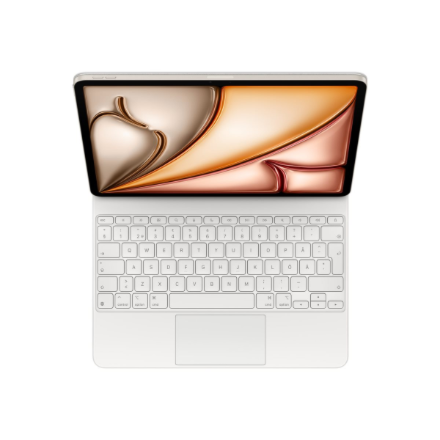 Apple Magic Keyboard MDFW4S/A – keyboard case for iPad Air 13-inch (M3), Swedish layout, white
