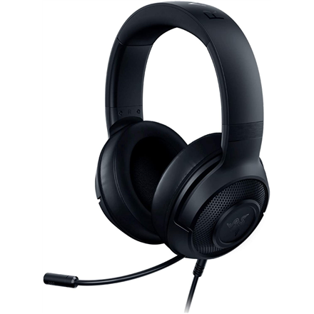 Razer Kraken X Lite RZ04-02950100-R381 – laidinės ausis apgaubiančios žaidimų ausinės su mikrofonu, juodos