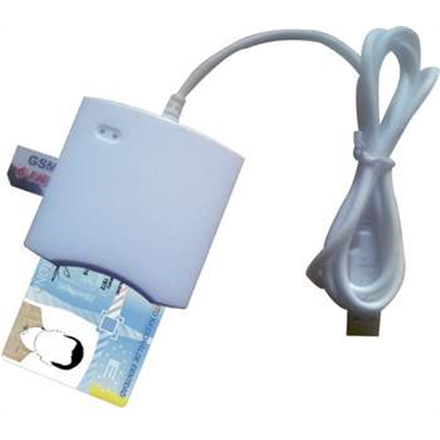 USB PC SC Išmanioji Kortelių Skaitytuvas N68 Baltas