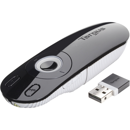Targus Laser Presentation Remote Black, Grey Plastic Weight 57 g